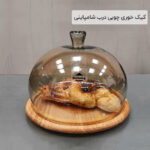 کیک خوری چوبی درب شامپاینی