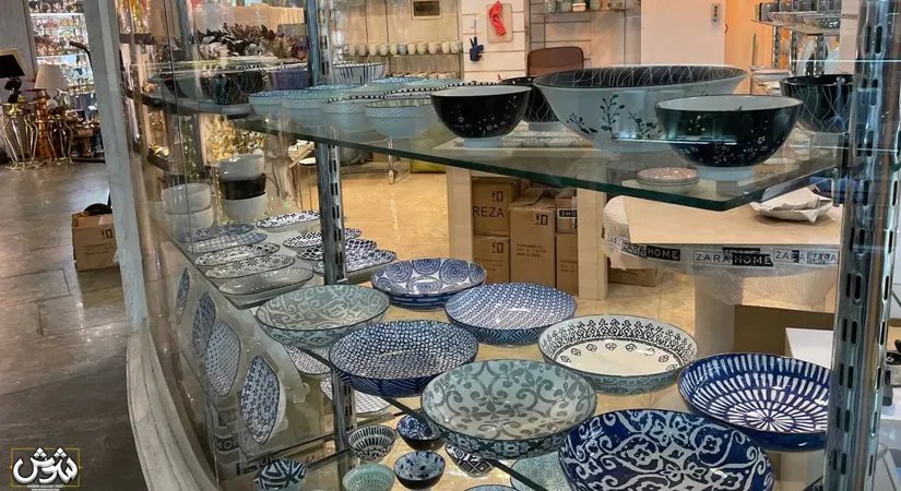 ظروف آشپزخانه بازار شوش