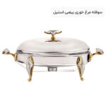 سوفله مرغ خوری بیضی استیل