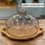 کیک خوری چوبی درب شامپاینی