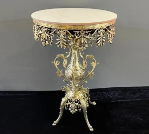 میز خاطره کنار سالنی پایه آلومینیومی شیک