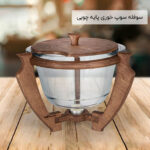 سوفله سوپ خوری پایه چوبی