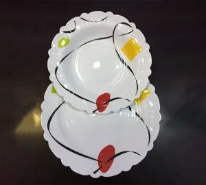 سرویس 25 پارچه آرکوپال گرد طرح دار