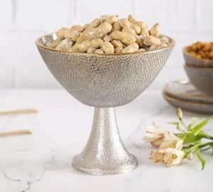کاسه آجیل خوری شیشه ای پایه دار