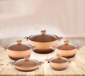 سرویس قابلمه گرانیتی 10 پارچه OVVEN