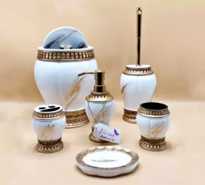 ست سرویس بهداشتی رزینی درب بادبزنی