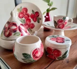 سرویس عصرانه خوری سرامیکی دست ساز