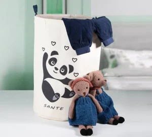 فروش عمده سبد لباس چرک پارچه ای طرح حیوانات