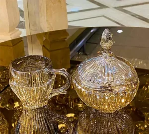 فروش عمده ست قندان و استکان فانتوم شامپاینی