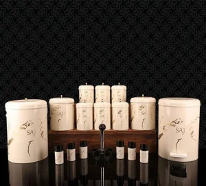 فروش عمده سرویس آشپزخانه ساج 17 پارچه