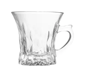 فروش عمده فنجان چای شیشه ای مدل میراژ آدریا