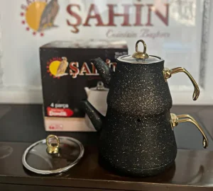 فروش عمده ست کتری قوری گرانیتی شاهین