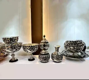 فروش عمده سرویس پذیرایی مسی سیاه قلم
