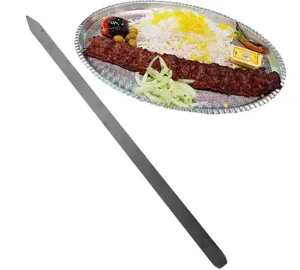 فروش عمده سیخ کباب کوبیده پهن استیل