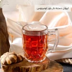 فروش عمده لیوان دسته دار بلور لومینوس