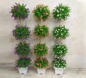 فروش عمده درختچه شمشاد مصنوعی 4 کوپه