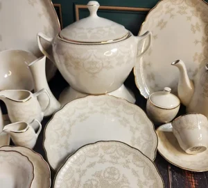 فروش عمده سرویس توس چینی قالب ملبورن طرح هارپر