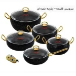 فروش عمده سرویس قابلمه 10 پارچه خمره ای