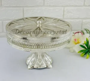 فروش عمده شکلات خوری فلزی پایه دار گرد