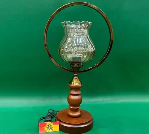 فروش عمده شمعدان لاله برقی پایه چوبی