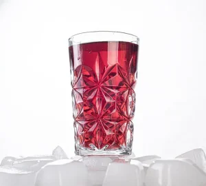 فروش عمده لیوان شیشه ای بلند کاوه مدل اسنو