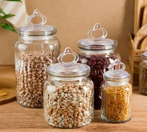 فروش عمده بانکه شیشه ای حبوبات امپریال