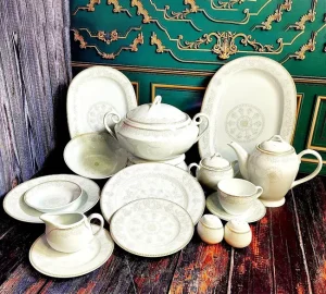 فروش عمده سرویس چینی مقصود طرح راوش لوستر