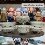 فروش عمده سوفله خوری ماربل گلد سیلور