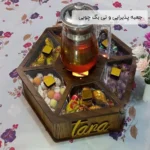 فروش عمده جعبه پذیرایی و تی بگ چوبی