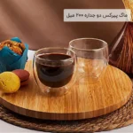 فروش عمده ماگ پیرکس دو جداره 200 میل