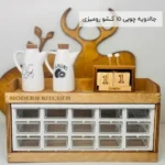 فروش عمده جاادویه چوبی 15 کـشو رومیزی