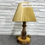 فروش عمده چراغ خواب شید نخی پایه چوبی