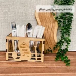 فروش عمده جاقاشـقی رومیزی چوبی دوقلو