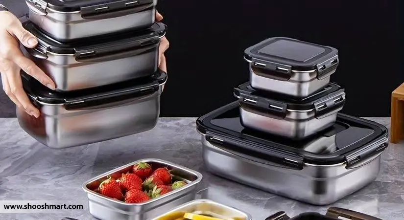 ظروف نگهدارنده غذا استیل ضد زنگ