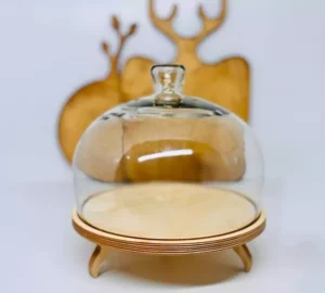 فروش عمده ظرف کیک خوری پایه چوبی