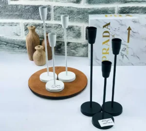 فروش عمده جاشمعی فلزی رومیزی 3 سایز دارا