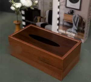 فروش عمده جعبه دستمال کاغذی چوبی