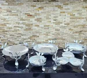 فروش عمده ست آلومینیومی 5 تکه پایه برگی