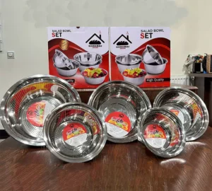 فروش عمده سرویس آبکش 5 پارچه KORKMAS