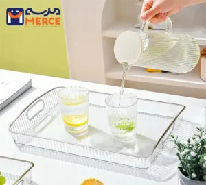 فروش عمده سینی پذیرایی کریستال کبریتی مرسه