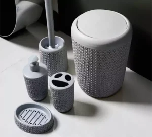 فروش عمده ست سرویس بهداشتی طرح بافت گلد