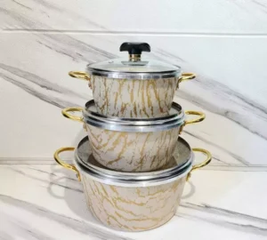 فروش عمده سرویس قابلمه 3 پارچه ماربل ESBICO