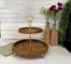 فروش عمده شیرینی خوری 2 طبقه ترمو وود