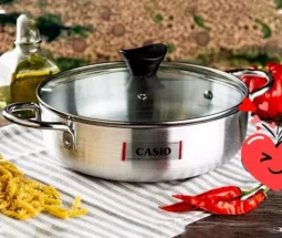 فروش عمده ماهیتابه روحی دو دسته CASIO