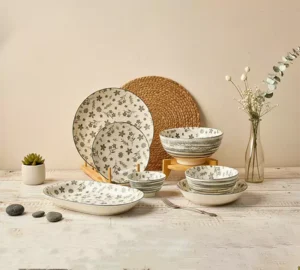 فروش عمده سرویس غذاخوری طرح گل PASHA HOME