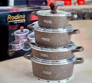 فروش عمده سرویس قابلمه 8 پارچه RODINA