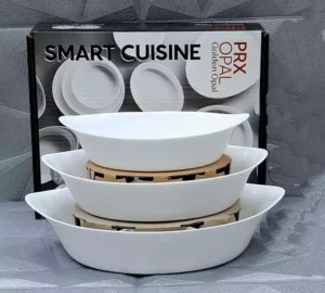 فروش عمده تابه 3 عددی بیضی دیواره بلند SMART CUISINE
