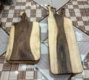 فروش عمده تخته سرو چوب گردو مدل روستیک