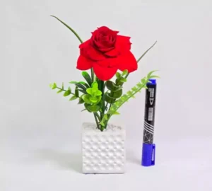 فروش عمده گلدان سنگی طرح حبابی گل رز