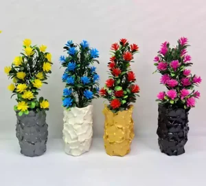 فروش عمده گلدان سنگی مصنوعی رزماری 20 گل